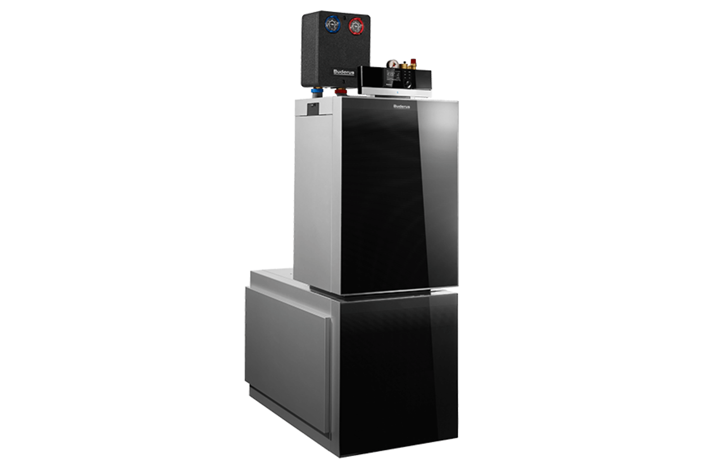 Gasheizung Logano plus KB195i Buderus mit Speicher mit Heizkreisset
