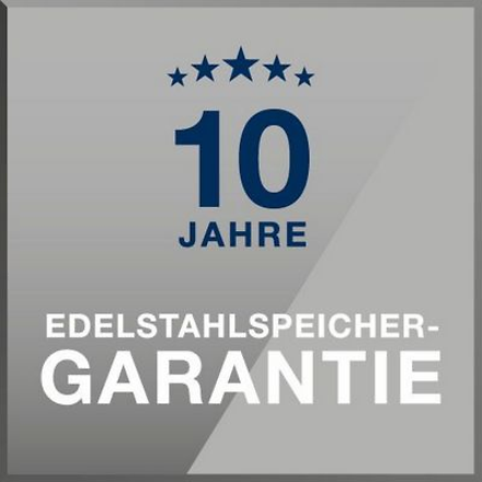 10 Jahre Edelstahlspeichergarantie Buderus