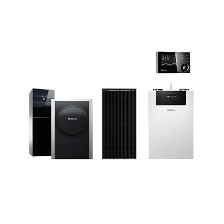 Heizsysteme WLWTP2 + BP21 + PV01 Buderus 