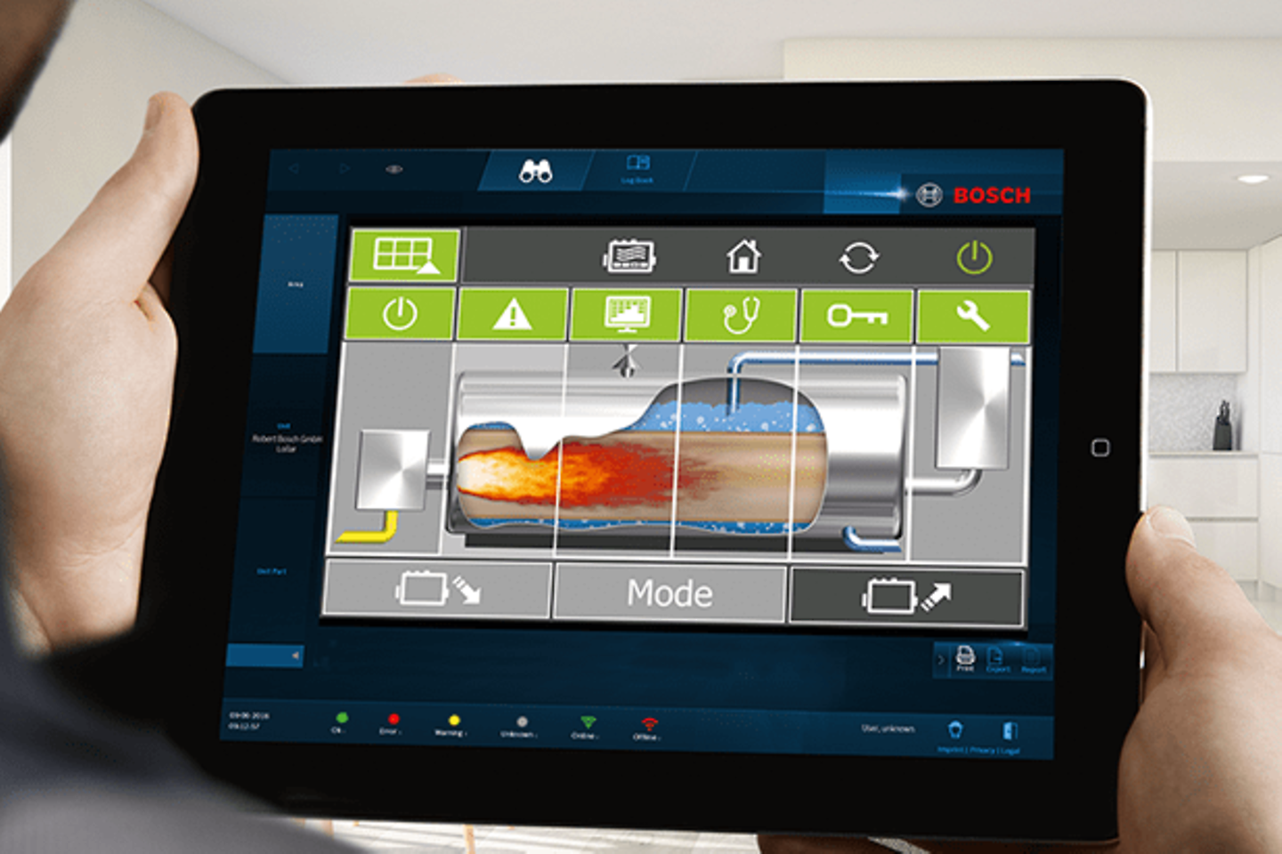 Steuerungen und Konnektivität Buderus 