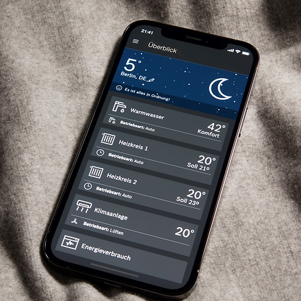 Vernetzung App Mybuderus 