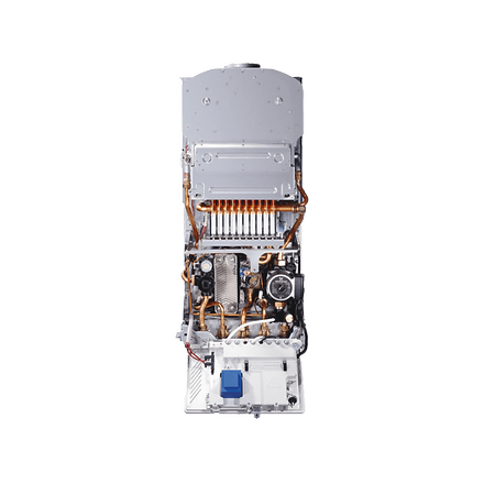 Gasheizung Logmax U154 Buderus geöffnet