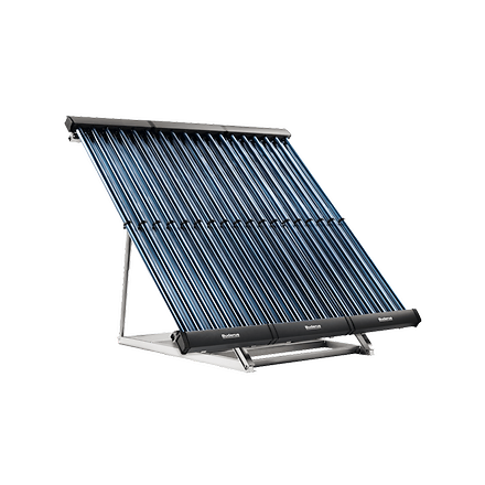 Photovoltaik Logasol SKR Buderus Flachdach Links