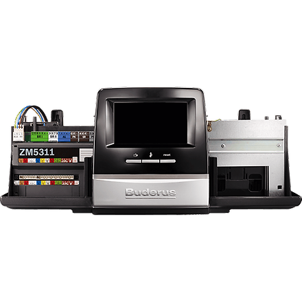 Logamatic 5311 Zentral Modul integriert mit Hutschiene