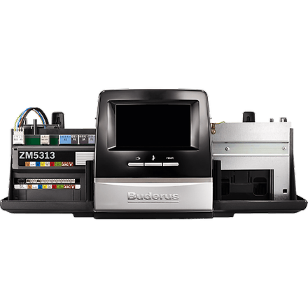 Regelsysteme Logamatic 5311 Buderus zentral integriert mit Hutschiene 