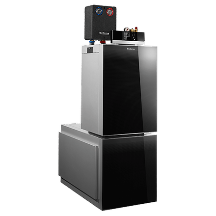 Gasheizung Logano plus KB195i Buderus mit Speicher mit Heizkreisset